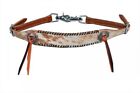 Showman Hair-On Cowhide Leather Wither Strap w/ Rawhide Lacing