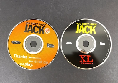You Don't Know Jack Volume 2 and XL PC Games 1995 Disk ONLY - Image 1 of 2