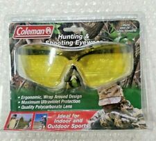 Coleman Hunting Shooting Eyewear Safety Glasses Yellow Poly Lens ANSI CM300BKYL