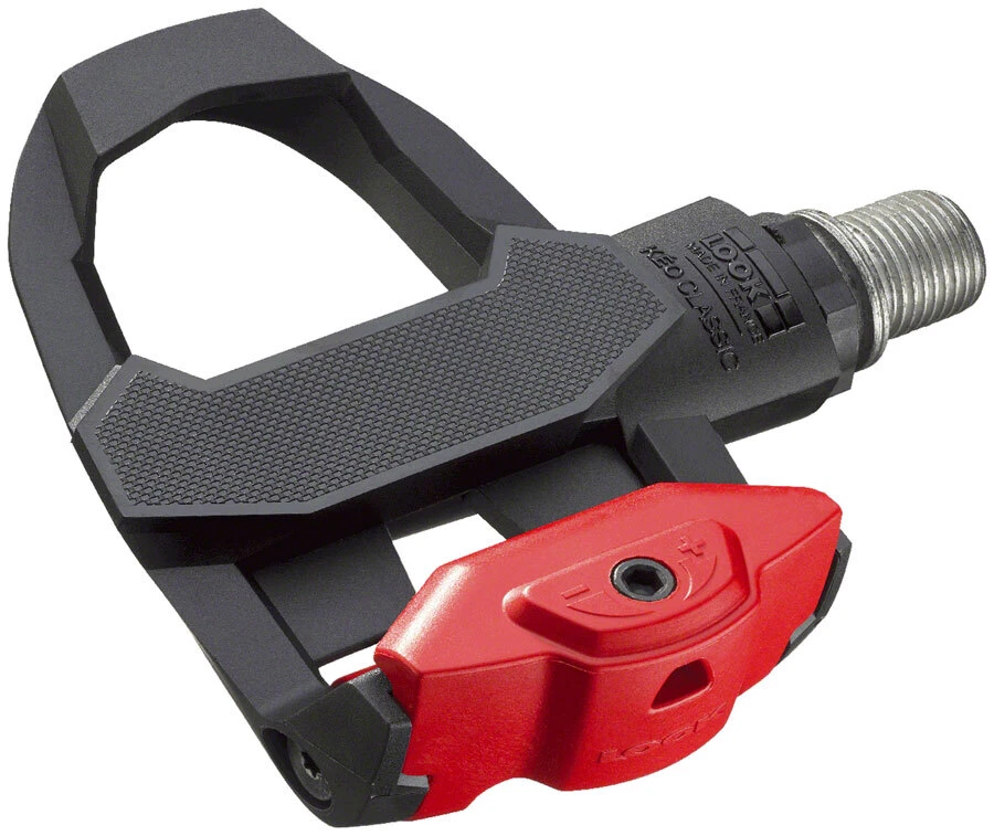 LOOK KEO CLASSIC 3 Pedales - Una Cara Sin Clip, Cromoly, 9/16", Negro/Rojo Foto 1 de 1