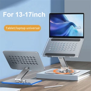 Laptop Holder Tablet Stand Adjustable Notebook Bracket Telescopic Office Bracket - Picture 1 of 14