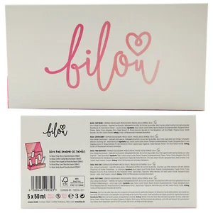 Bilou PINK RAINBOW Geschenkset enthält 5 Mini-Duschschaum Dosen Limited - Bild 1 von 1