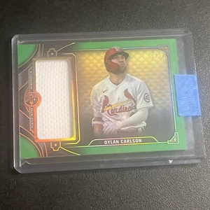 2022 Topps Triple Threads Relics Emerald Dylan Carlson Patch #ed 04/27 #SJR3-DC1 - Picture 1 of 3