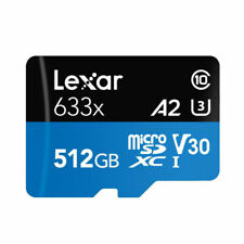 Lexar LSDMI512BBNL633A 512GB 633x UHS-I microSDXC Memory Card with SD Adapter
