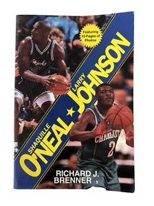Shaquille O'Neal / Larry Johnson 1993 First PrintRichard J Brenner Book Shaq NBA - Picture 1 of 6