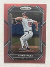 2023 Panini Prizm - Red Prizm #110 John Smoltz /199