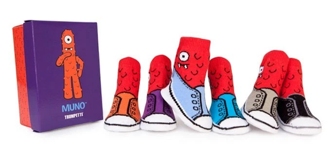 Nuevo Trompeta YO GABBA GABBA Calcetines Antideslizantes 6 Pares 0-12 Meses MUNO Lindo Regalo Foto 1 de 1