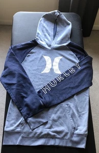 Hurley Boys XL Dri-Fit French Terry Icon Pullover Hoodie - Delft Heather - Picture 1 of 12