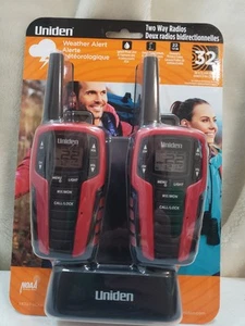 Brand New Uniden 2 way radios 32 mile range 22 Channels SX327-2CKHS Rechargeable - Zdjęcie 1 z 3