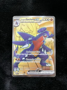 Cynthia's Garchomp ex 215/182 Sv10: Destined Rivals Holo NM - Picture 1 of 5