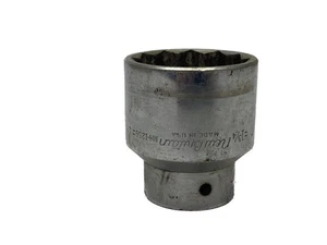 USED New Britain 1-3/4” 12-Point 3/4” Drive Standard Chrome Socket NH-1256 - Picture 1 of 4