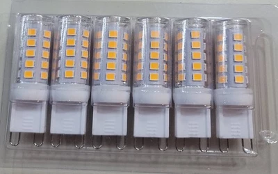 G9 LED Bulb 6 Pack - Energy Saving, Instant Brightness 4W 6000K - Image 1 of 3