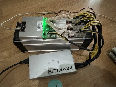 Bitmain Antminer S9 13.5TH Bitcoin Miner Bitmain PSU 120v BTC BCH SHA-256 - Image 1 of 4