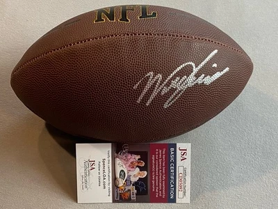 TENNESSEE TITANS WILL LEVIS AUTOGRAPH WILSON NFL SUPER GRIP FOOTBALL JSA CD05092 - Image 1 of 4