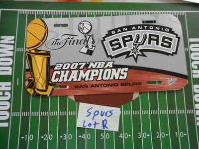 Campeones de la NBA San Antonio Spurs 2007 matrícula, no perfecto de colección NUEVO lote R Foto 1 de 4