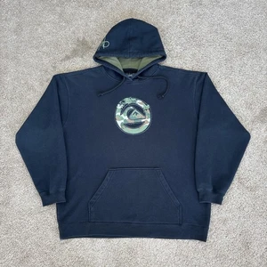 Vintage Y2K Quicksilver Surf Full Zip Hoodie Large (Fits XL) - Picture 1 of 7