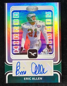 Firmas de espejo Eric Allen certificadas 2024 automático/199 - Philadelphia Eagles - Imagen 1 de 2