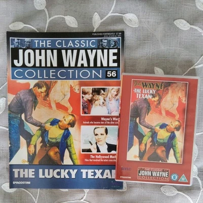 John Wayne Classic Collection DVD Set DeAgostini 'The Lucky Texan' No 56 - Image 1 of 4