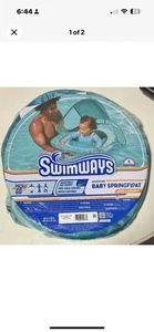 NUOVO baldacchino da sole galleggiante primavera bambino SwimWays - blu/personaggi, 9-24 mesi, 33 libbre. - Foto 1 di 5
