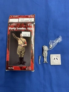 New Andrea miniatures 54mm Party Leader 1935 1:32 Scale WWII S5-F43 History - Picture 1 of 5