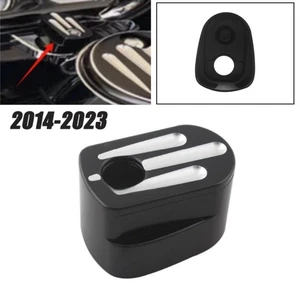 Black CNC Ignition Switch Cover Edge Cut Fit for Harley Touring Road Glide 14-23 - Picture 1 of 8