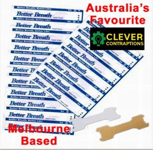 Better Breath Nasal Strips 200 Large Size Anti Snore by Clever Contraptions - Picture 1 of 9