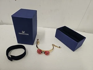 Brazalete Brazalete SWAROVSKI Rosemarie Ladybug Chapado en Oro  - Imagen 1 de 5