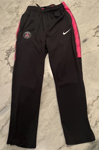 NIKE Paris Saint Germain PSG Youth Size Large Soccer Pants Black Pink Cover