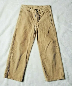 Boys Nautica Khaki Corduroy Pants Size 5 with Adjustable Waist - Picture 1 of 8