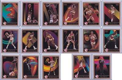 Atlanta Hawks 1990-91 SkyBox Basketball Team Set 17 Cards - Image 1 of 4