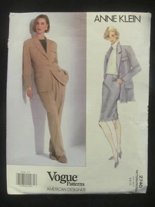 VOGUE PATTERN - 2740 LADIES BELOW HIP JACKET TAPERED SKIRT & PANTS 6-10 USED - Picture 1 of 2