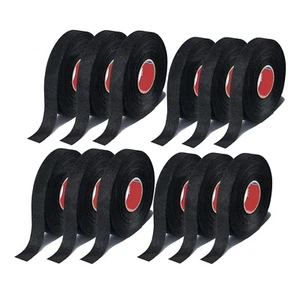 12 PACK Harness Tape Wire Loom Rolls Cloth Wiring Adhesive, Automotive Fabric E - Picture 1 of 6