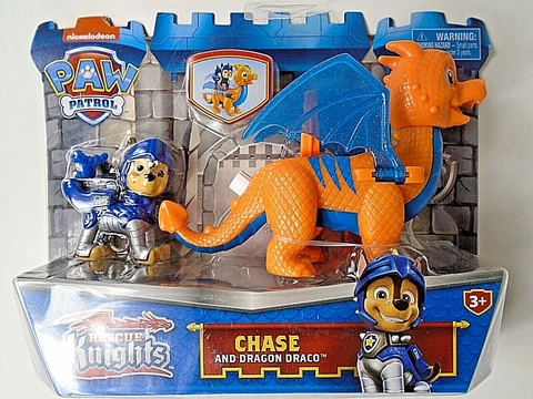 Nickelodeon Paw Patrol Rescue Knights Chase & Dragon Draco Cover