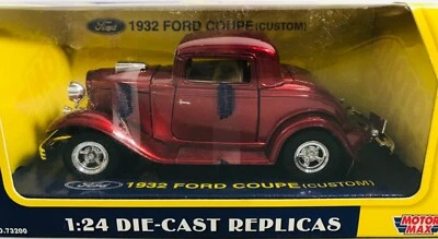 1932 Ford купе (заказной) MotorMax литые копии масштаб 1:24 литой новый - Изображение 1 из 4
