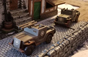 54mm/ 1:32nd FDM WW2 American Armoured Jeep - Bild 1 von 1