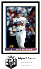 1991 Bowman #613 Mike Scioscia Los Angeles Dodgers ~A8NN