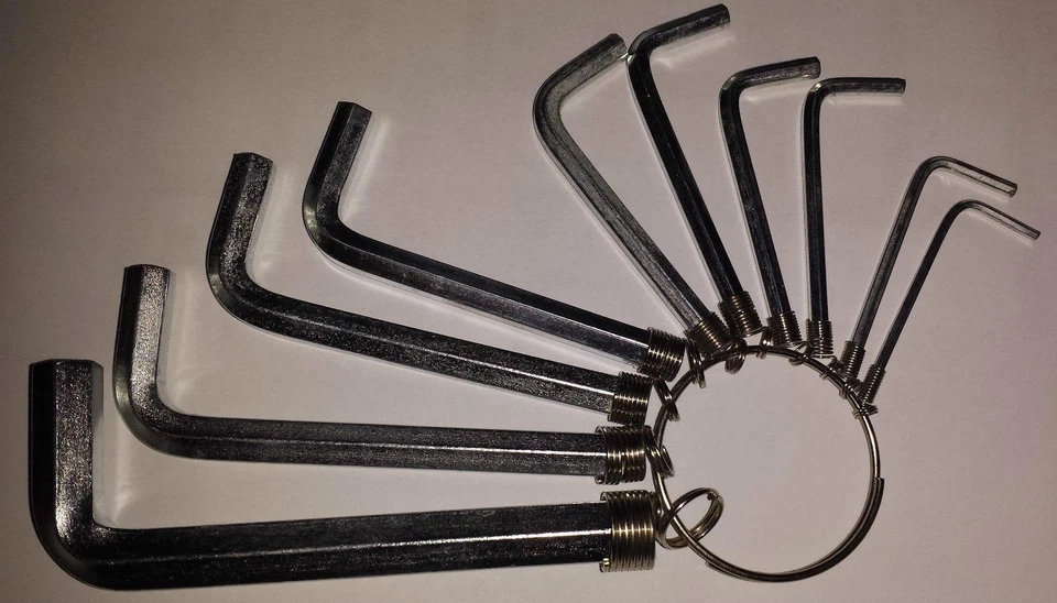 Imperial Allen Hex Key Loose Allan Alan Keys 1/16 5/64 3/32 1/8 5/32 3/16 7/32 - Image 1 of 1