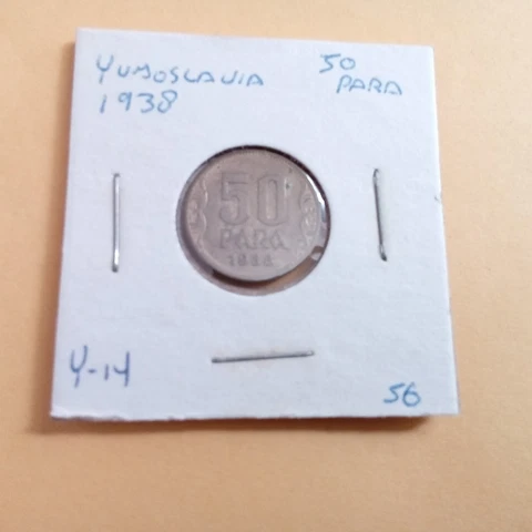 Coin  Yugoslavia 1938  50 Para Cover