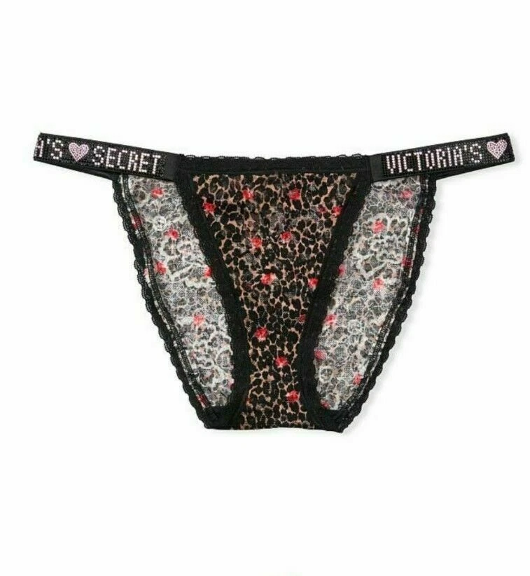 VICTORIA'S SECRET VERY SEXY SHINE STRAP BIKINI PANTY RHINESTONE XS S M L XL NWT - Image 1 of 1
