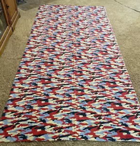 Kentshire Home Collection Fabric Red White Blue Camouflage 116" x 54" (3 yards) - Picture 1 of 6