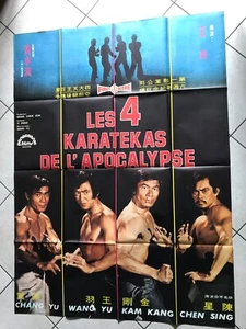 Affiche de Cinema Les 4 karatekas de l'apocalypse  117 x 157 cm No Bruce Lee - Bild 1 von 3