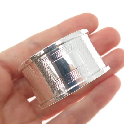 W.I. 百老汇 925 纯银复古伯明翰餐巾戒指夹 — 第 1/4 张图片