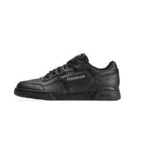 Reebok Workout Plus All Black Men's Shoes - Picture 1 of 8