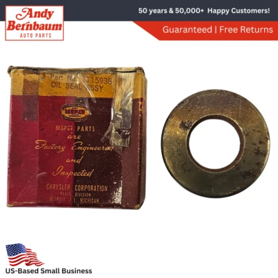 Chrysler Dodge Desoto 1946-1948 eje trasero sello de aceite interior 6 cilindros 1115938 nuevo de stock Foto 1 de 4