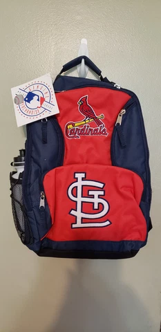 ST LOUIS CARDINALS RED MLB BASEBALL STYLE BACK PACK NEW Cover
