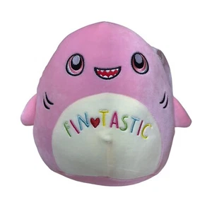 Kellytoy 2021 Valentines Day 10” Shark Selene Squishmallows Fintastic Plush NEW - Picture 1 of 11