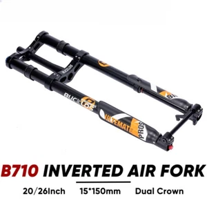 20/26*5.0 Fat Snow/Beach Bike Inverted Air Fork 180mm Travel 15*150mm Thru Axle - Picture 1 of 18