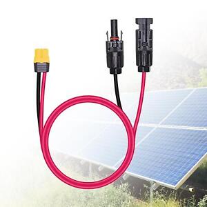 Portable Solar Cable XT60 Adapter Male Female Connector Harness 12AWG for