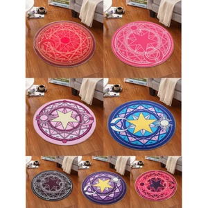 Anime Cardcaptor Sakura KINOMOTO SAKURA Blanket Rug Women Round Carpet Cosplay - Picture 1 of 15