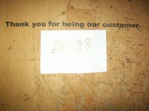 10 of BMW motorcycles part # 07119963042 8mm x 12mm x 1mm copper washer OEM Part - Picture 1 of 3